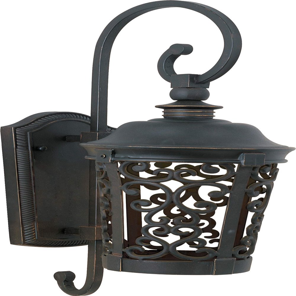 Maxim Lighting Whisper Outdoor Wall Lantern | Bronze Finish | Modern Outdoor Wall Lantern for Front Doors and Entryways | Wet-Location Rated | 55393BZ