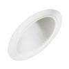 Recessed Can Fixture Trims for Sloped Ceiling - 6 Inch Slope Angled Stepped Baffle Trim for BR30 PAR30 - For Remodel and New Construction Applications - Four Bros Lighting SB30/WHT/SLOPE (1 Pack) view 1