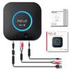 Audio Bluetooth Receiver,HiFi Wireless Audio Adapter,Bluetooth 4.2 Receiver with 3D Surround AptX Low Latency for Home and Car Music Stereo Streaming (Pair 2 at Once) view 1