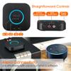 Audio Bluetooth Receiver,HiFi Wireless Audio Adapter,Bluetooth 4.2 Receiver with 3D Surround AptX Low Latency for Home and Car Music Stereo Streaming (Pair 2 at Once) view 4
