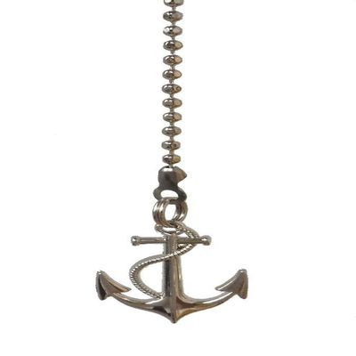 WeeZ Industries - Nautical sea shore Beach theme MINI Ceiling Fan Pull light Chain extender - 6"L chain (Anchor 1.5"H)