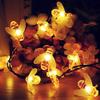 EONSMN Honeybee String Lights, Waterproof Solar Powered 30 LED Bumble Bee Fairy Outdoor Decorative Lights for Garden Patio Fence Summer (Warm White) view 1