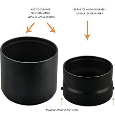Lens Adapter Compatible with Nikon COOLPIX B500 (62mm & 58mm)