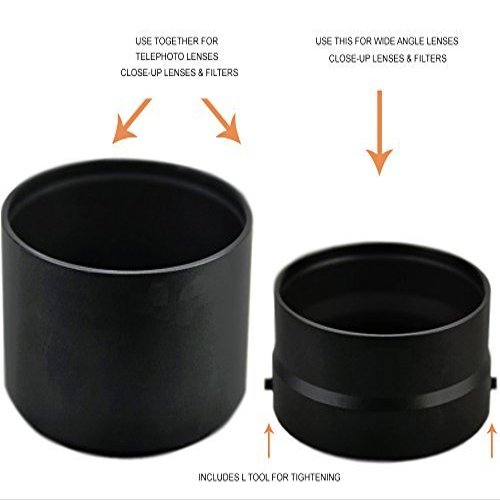 Lens Adapter Compatible with Nikon COOLPIX B500 (62mm & 58mm)