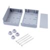 uxcell 165mmx120mmx68mm Gray Enclosure Case Electronic Wiring Project Box view 4