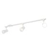 Hampton Bay 44 in. 3-Light White Integrated LED Track Lighting Kit with Large Cylinder Metal Shades view 1