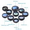 Apexel Phone Camera Lens-Macro Lens+Wide Lens+Fisheye Lens+Telephoto Lens+CPL/Flow/Radial/Star Filter+Kaleidoscope 3/6 Lens 10 in 1 Lens Kit +Remote Shutter for iPhone, Samsung,LG and Most Smartphones view 2