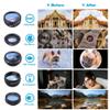 Apexel Phone Camera Lens-Macro Lens+Wide Lens+Fisheye Lens+Telephoto Lens+CPL/Flow/Radial/Star Filter+Kaleidoscope 3/6 Lens 10 in 1 Lens Kit +Remote Shutter for iPhone, Samsung,LG and Most Smartphones view 4