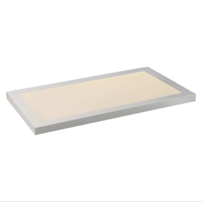 Maxim Lighting Sky Panel 12"x24" Flush Mount Ceiling Light | White Finish | Modern Flush Mount for Hallways and Bedrooms | Low Profile Ceiling Mount | 57762WTWT