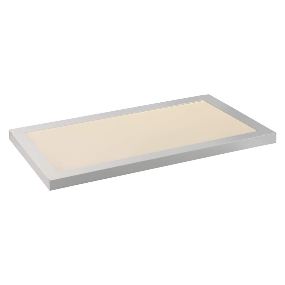 Maxim Lighting Sky Panel 12"x24" Flush Mount Ceiling Light | White Finish | Modern Flush Mount for Hallways and Bedrooms | Low Profile Ceiling Mount | 57762WTWT
