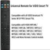 USARMT Remote Control for All Vizio Smart TVs Models D24F-F1 D32FF1 D43F-F1 E55U-D0 E55UD2 E55-D0 E55E1 M65-D0 M65E0 P65-E1 P75C1 P75E1 M70-E3 M75E1 view 3