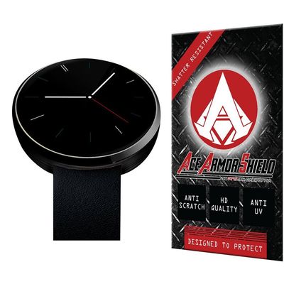 Ace Armor Shield Shatter Resistant Screen Protector for The Trait-tech Round Dm360 Smartwatch with Free Lifetime Replacement Warranty