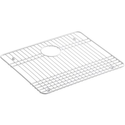 KOHLER Gilford 16-1/2 In. x 20-1/8 In. Vinyl Coated Sink Rack, Stainless Steel