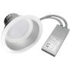 MaxLite RRECO84040/V2 ECO 8" 40 Watt Commercial Retrofit Open Recessed Trim Vers, White view 1