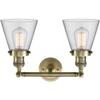 Innovations 208-AB-G62-LED 2 Light Vintage Dimmable LED Bathroom Fixture, Antique Brass view 2