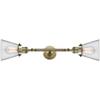 Innovations 208-AB-G62-LED 2 Light Vintage Dimmable LED Bathroom Fixture, Antique Brass view 4