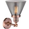 Innovations INNO201F-AC-G43-LED LED Semi-Flush Mount, Antique Copper view 4