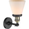 Innovations 201F-BAB-G61-LED LED Semi-Flush Mount, Black Antique Brass view 4