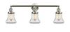 Innovations 205-SN-S-G192 3 Light Adjustable Bathroom Fixture, Brushed Satin Nickel view 2