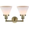 Innovations 208-AB-G41-LED 2 Light Vintage Dimmable LED Bathroom Fixture, Antique Brass view 2