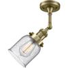 Innovations 201F-AB-G54 1 Light Semi-Flush Mount, Antique Brass view 2