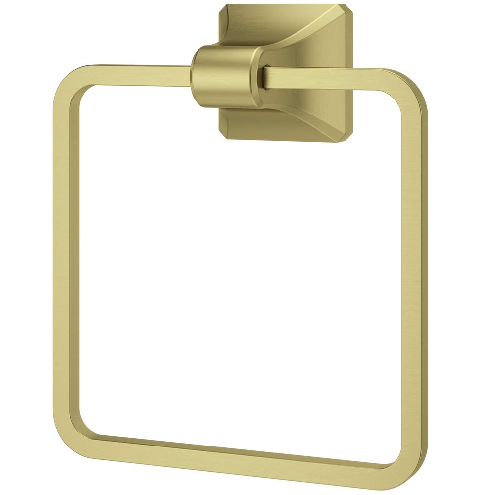 Pfister, BRB-FE1BG, Park Avenue Towel Ring 6" with Concealed Mountings, Brushed Gold