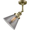 Innovations INNO201F-AB-G43-LED LED Semi-Flush Mount, Antique Brass view 2