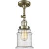 Innovations 201F-AB-G184-LED LED Semi-Flush Mount from Franklin Restoration Collection view 1