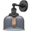 Innovations INNO201F-OB-G73-LED Contemporary Modern LED Semi-Flush Mount, Oil Rubbed Bronze view 3
