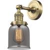 Innovations INNO201F-AB-G53-LED LED Semi-Flush Mount, Antique Brass view 3