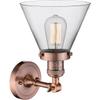 Innovations 201F-AC-G42-LED Traditional LED Semi-Flush Mount from Franklin Restoration Collection in Copper Finish, view 4