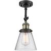 Innovations 201F-BAB-G64-LED LED Semi-Flush Mount, Black Antique Brass view 1