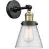 Innovations 201F-BAB-G64-LED LED Semi-Flush Mount, Black Antique Brass view 3