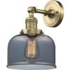 Innovations 201F-AB-G73 1 Light Semi-Flush Mount, Antique Brass view 3