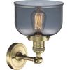 Innovations 201F-AB-G73 1 Light Semi-Flush Mount, Antique Brass view 4
