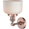 Innovations 201F-AC-G71-LED Traditional LED Semi-Flush Mount from Franklin Restoration Collection in Copper Finish, view 4