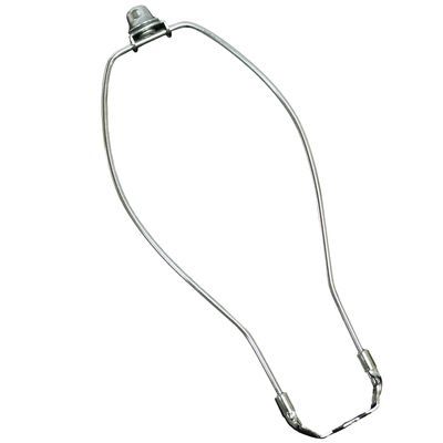 FenchelShades.com Lampshade Nickel Harp with Finial (6 Inches)