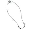 FenchelShades.com Lampshade Nickel Harp with Finial (6 Inches) view 1
