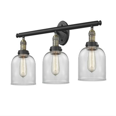 Innovations 205-BAB-G72 Three Light Bath Vanity from Franklin Restoration Collection