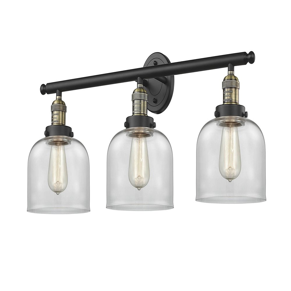 Innovations 205-BAB-G72 Three Light Bath Vanity from Franklin Restoration Collection