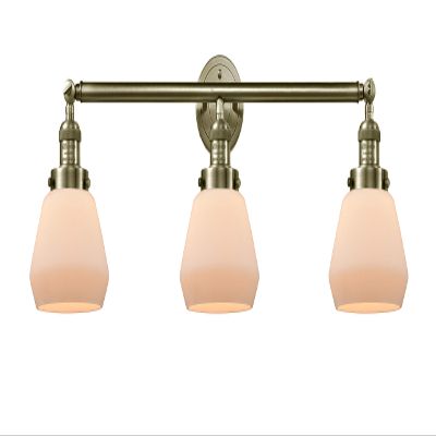 Innovations 205-AB-S-G171 3 Light Adjustable Bathroom Fixture, Antique Brass