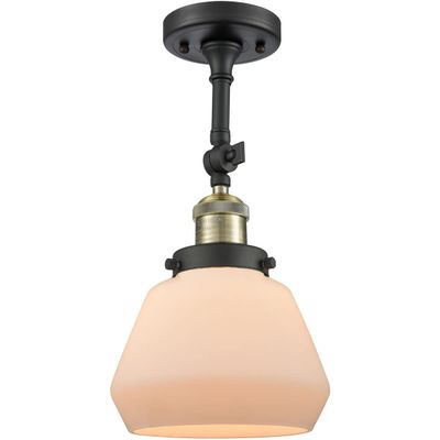 Innovations 201F-BAB-G171-LED LED Semi-Flush Mount from Franklin Restoration Collection