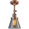 Innovations 201F-AC-G63-LED LED Semi-Flush Mount from Franklin Restoration Collection view 1
