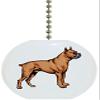 Carolina Hardware and Decor 1069F Boxer Dog Ceramic Fan Pull view 1