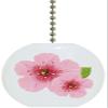 Carolina Hardware and Decor 1834F Cherry Blossoms Floral Ceramic Fan Pull view 1