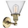 Innovations 201F-AB-G42 1 Light Semi-Flush Mount, Antique Brass view 4