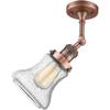 Innovations 201F-AC-G194-LED LED Semi-Flush Mount, Antique Copper view 2