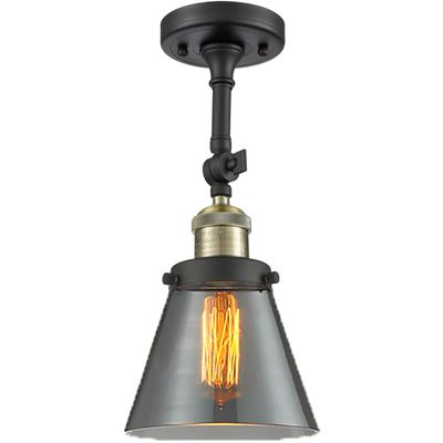 Innovations 201F-BAB-G63-LED LED Semi-Flush Mount from Franklin Restoration Collection