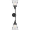 Innovations 208-OB-G62-LED 2 Light Vintage Dimmable LED Bathroom Fixture, Oil Rubbed Bronze view 1