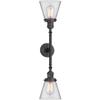 Innovations 208-OB-G62-LED 2 Light Vintage Dimmable LED Bathroom Fixture, Oil Rubbed Bronze view 3